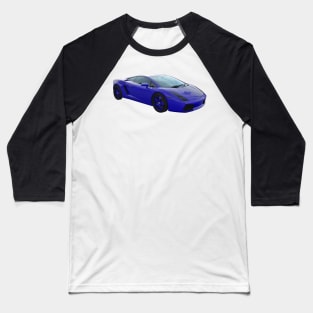 Lamborghini - Blue - Exotic Cars Baseball T-Shirt